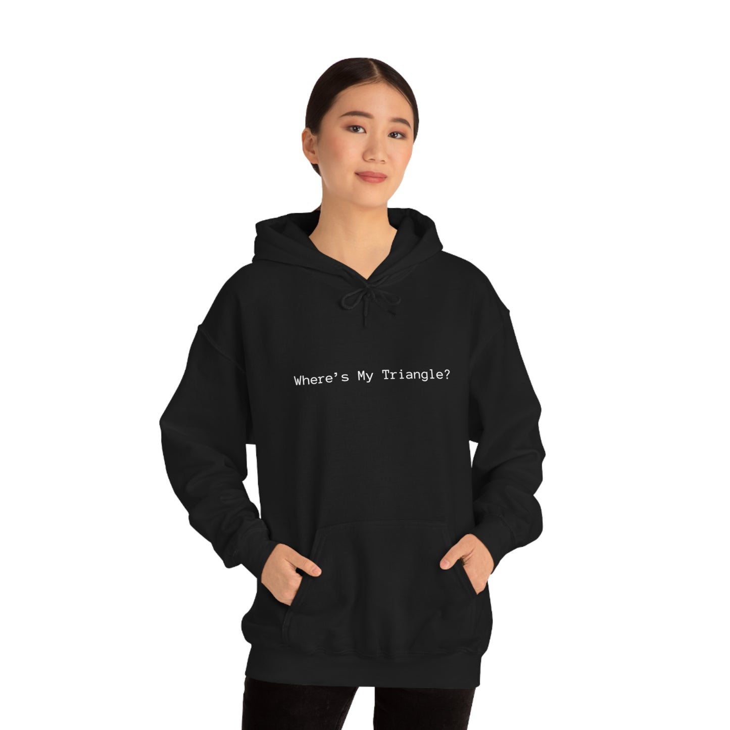 Where’s My Triangle? Unisex Heavy Blend™ Hooded Sweatshirt