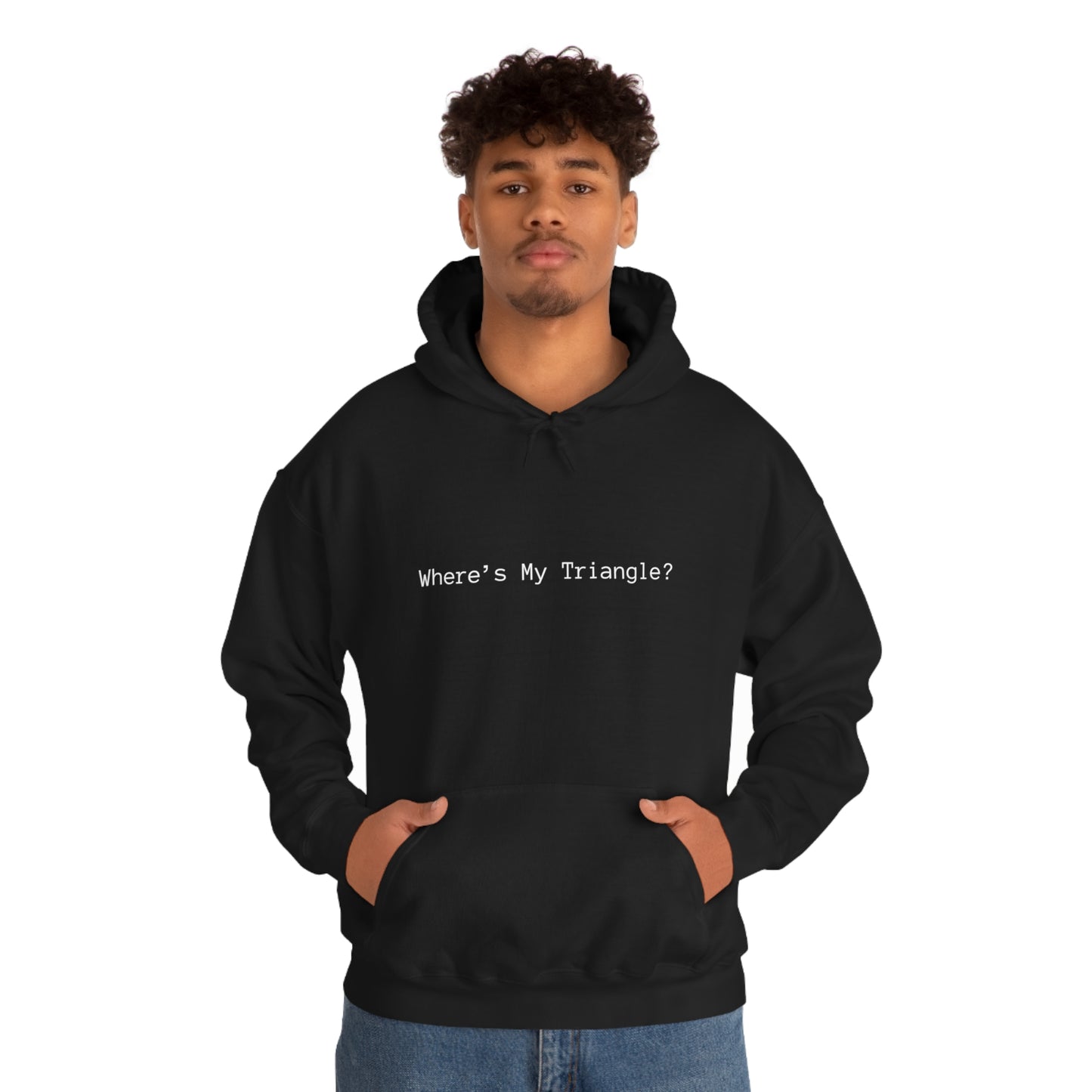 Where’s My Triangle? Unisex Heavy Blend™ Hooded Sweatshirt