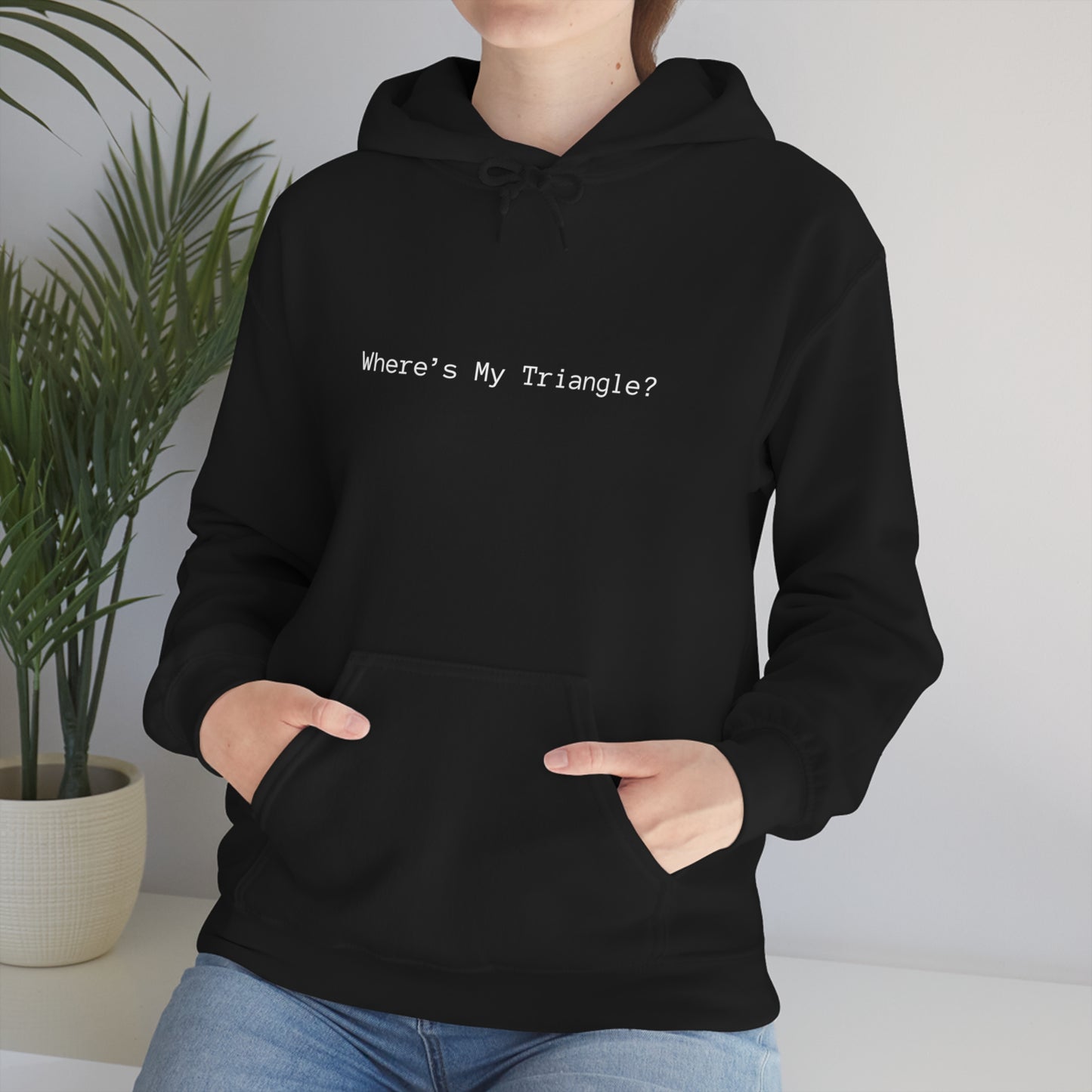 Where’s My Triangle? Unisex Heavy Blend™ Hooded Sweatshirt