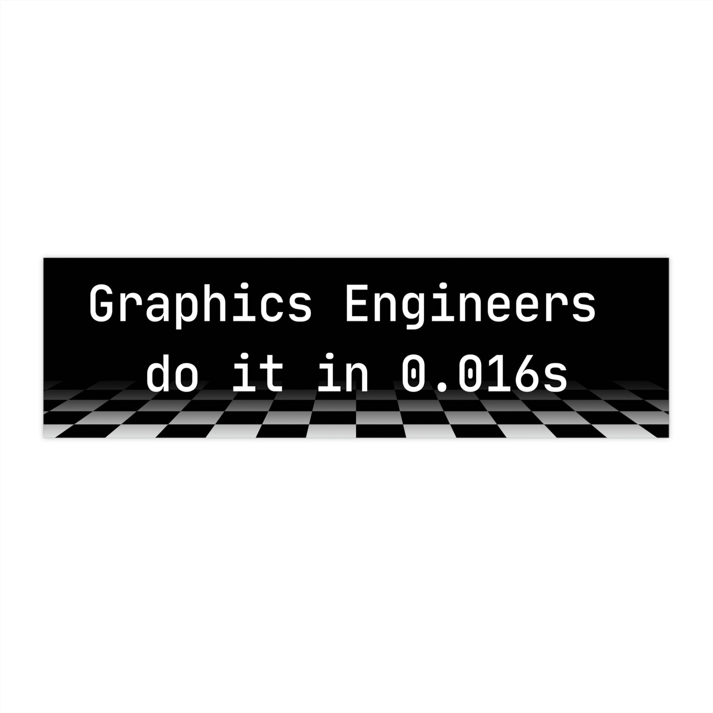 Graphics Engineer Speed Bumper Stickers